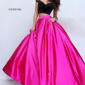 Sherri Hill two piece ball gown style 50194